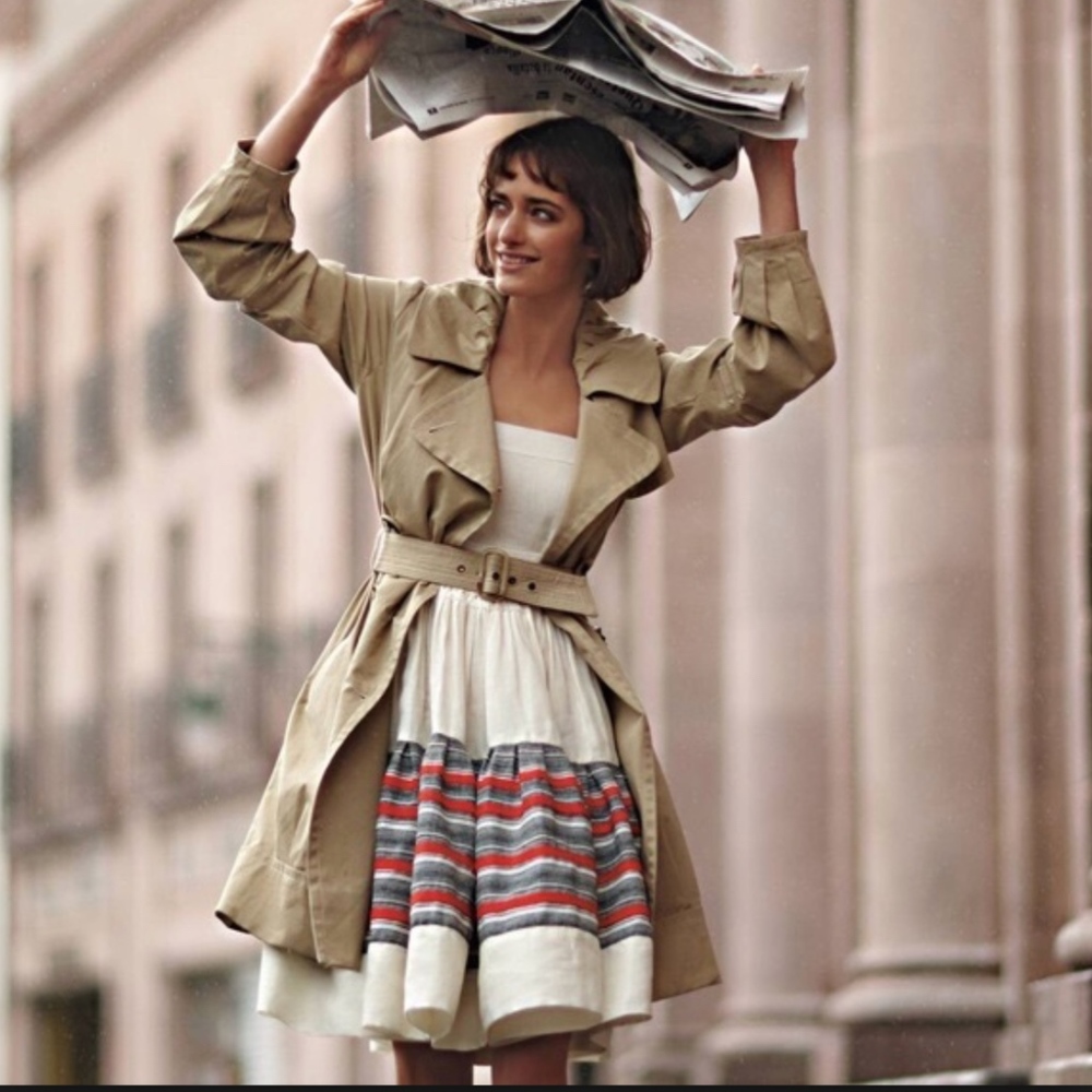 Anthropologie Around the World Strapless Dress